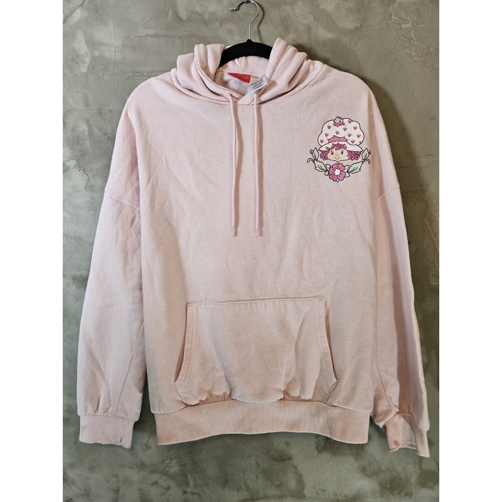 Strawberry Shortcake Women's XL Pink Pullover Hoodie Graphic - Picture 9 of 11